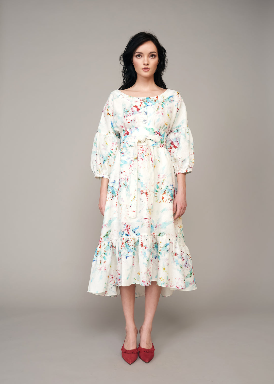 Riesling Obi Belted Dress
