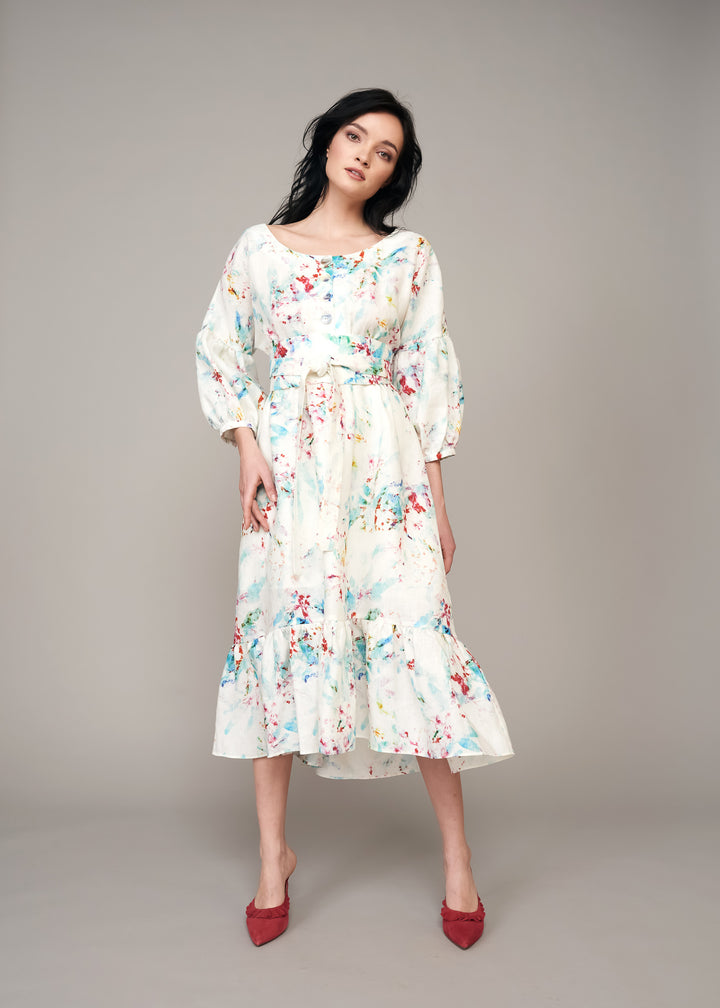 Riesling Obi Belted Dress