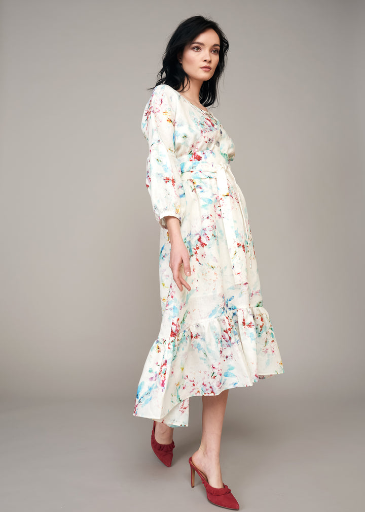 Riesling Obi Belted Dress
