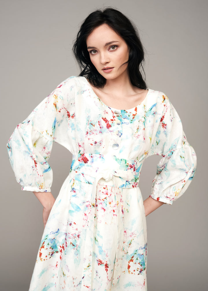 Riesling Obi Belted Dress