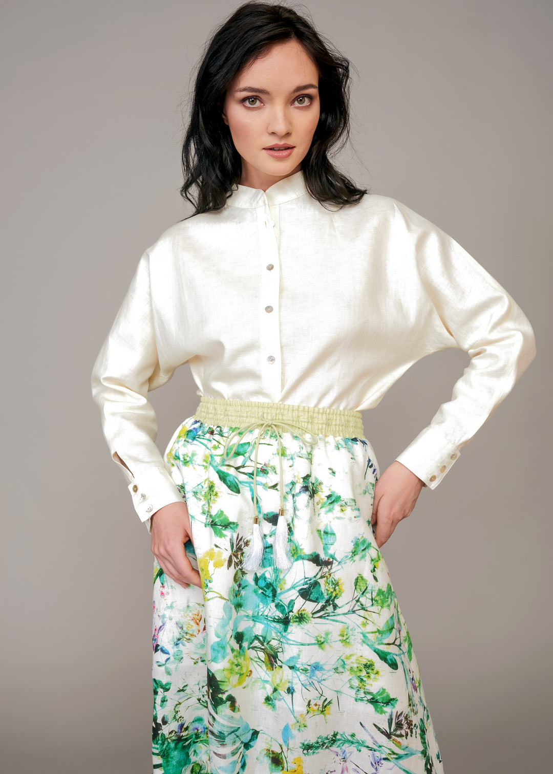 Kimono Off-White Shirt