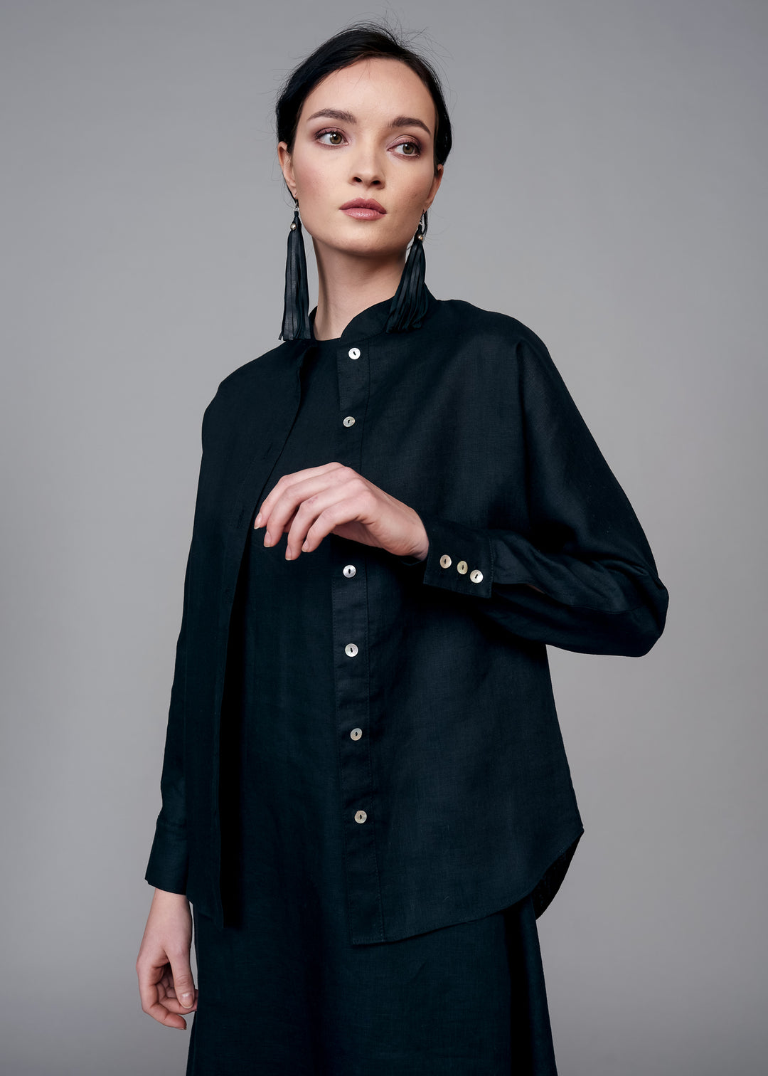 Kimono Black Shirt