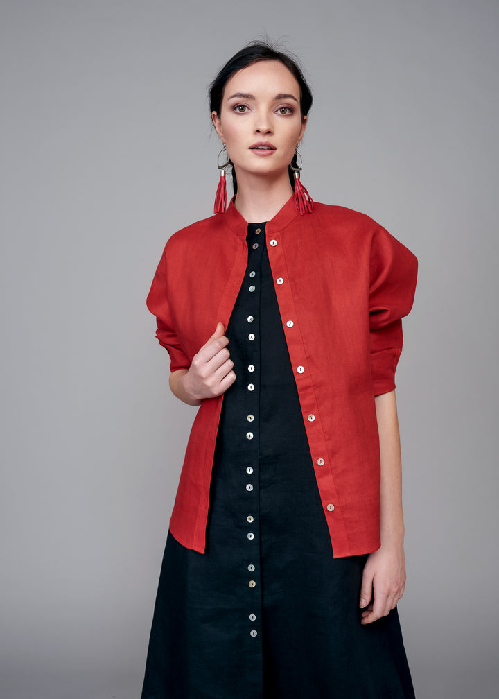 Kimono Red Shirt