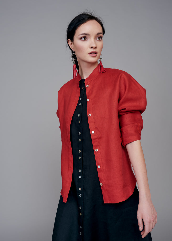 Kimono Red Shirt
