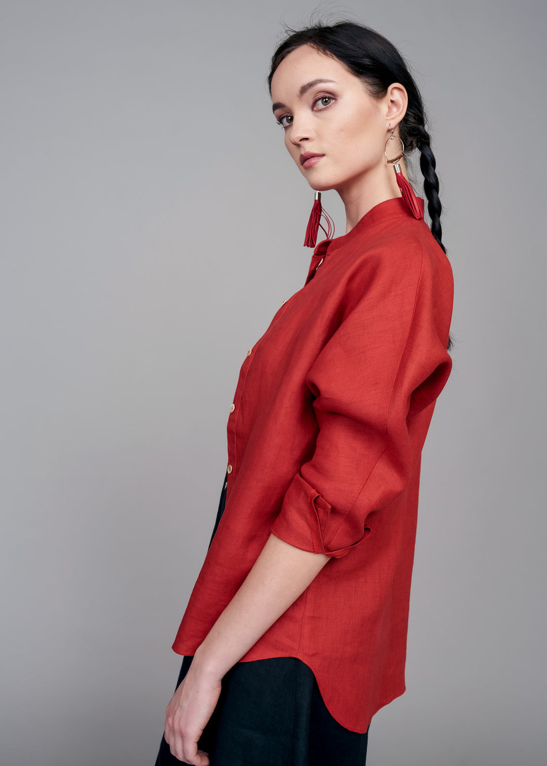 Kimono Red Shirt