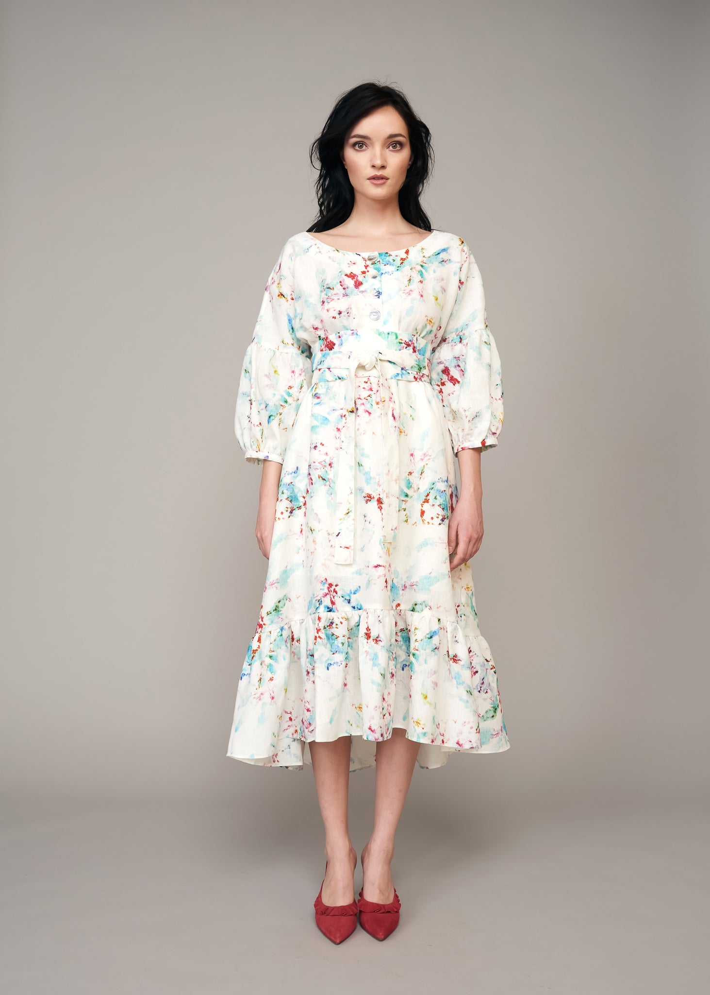 Floral Waltz Lacey Dress